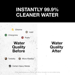 Filterbaby activated carbon fiber refill removed to show cartridge detail and easy replacement