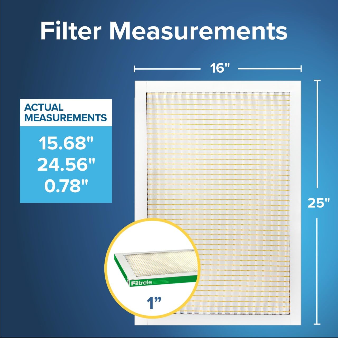 Filtrete close-up of pleated media highlighting texture and improved particle capture