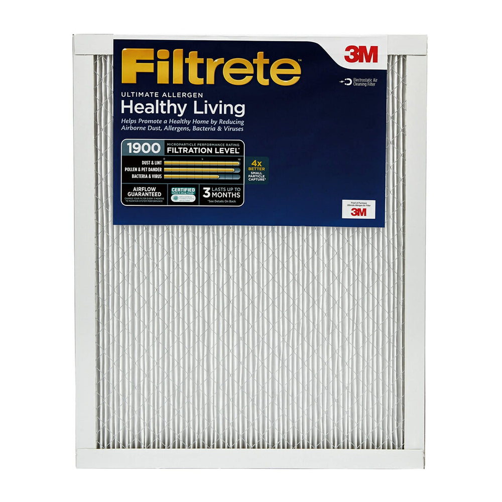 Filtrete installed in a furnace return demonstrating correct fit and reliable airflow