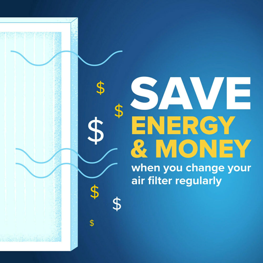 Filtrete at living room vent showing cleaner-home comfort benefit