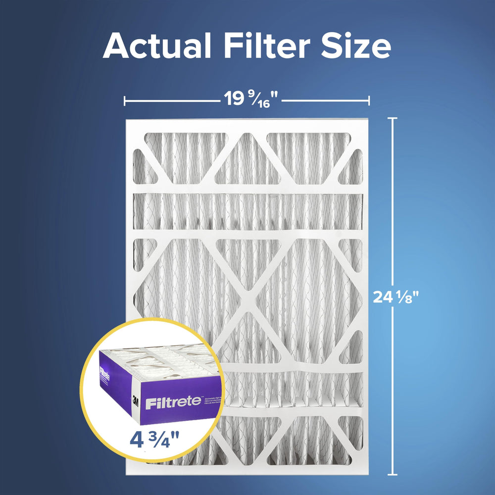 Filtrete close-up of pleated media highlighting efficient particle capture