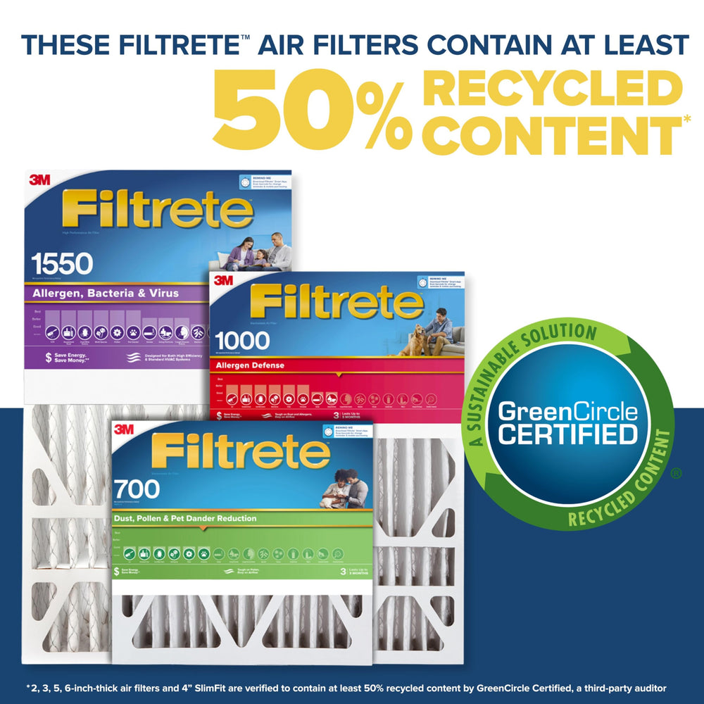 Filtrete Smart App reminder screen showing maintenance scheduling benefit