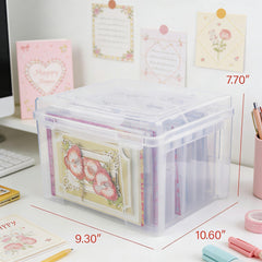 Find Scrapblooms open box with six removable dividers for customizable sorting