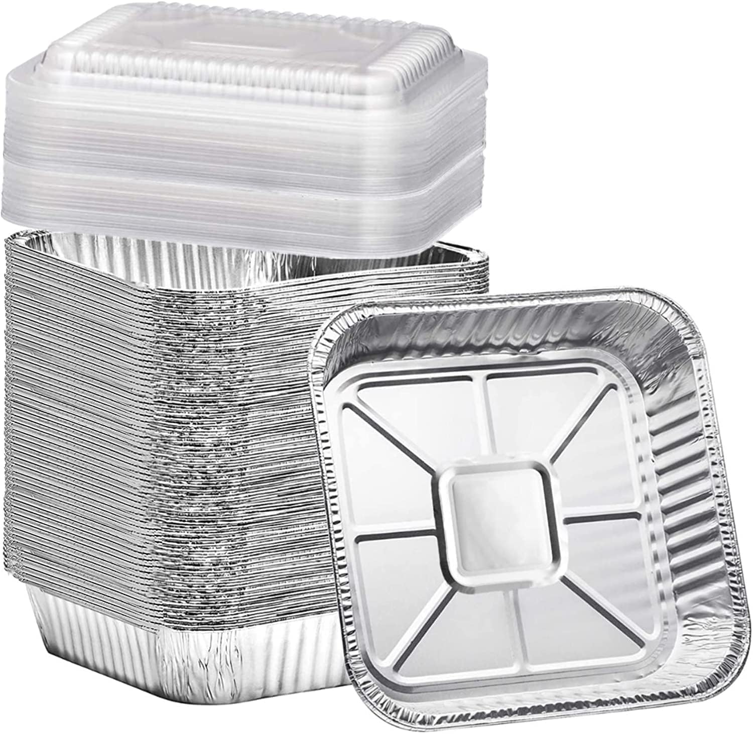 Findful front packaging showing 35 pans and clear lids for convenient events