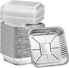 Findful front packaging showing 35 pans and clear lids for convenient events
