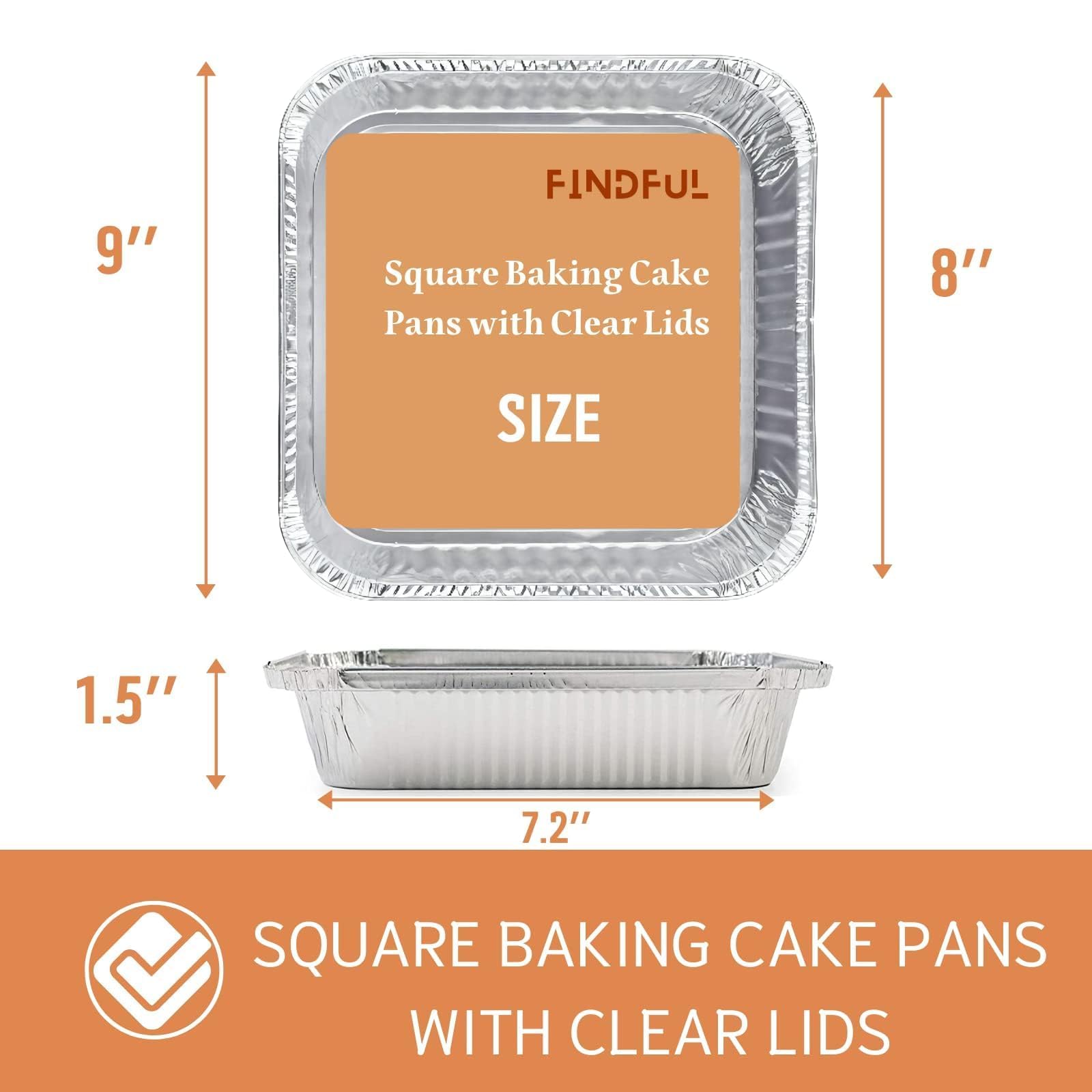 Findful pan with clear lid close-up showing secure cover and visibility