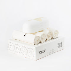 FINER LINER front packaging showing dispenser and four rolls for organized storage