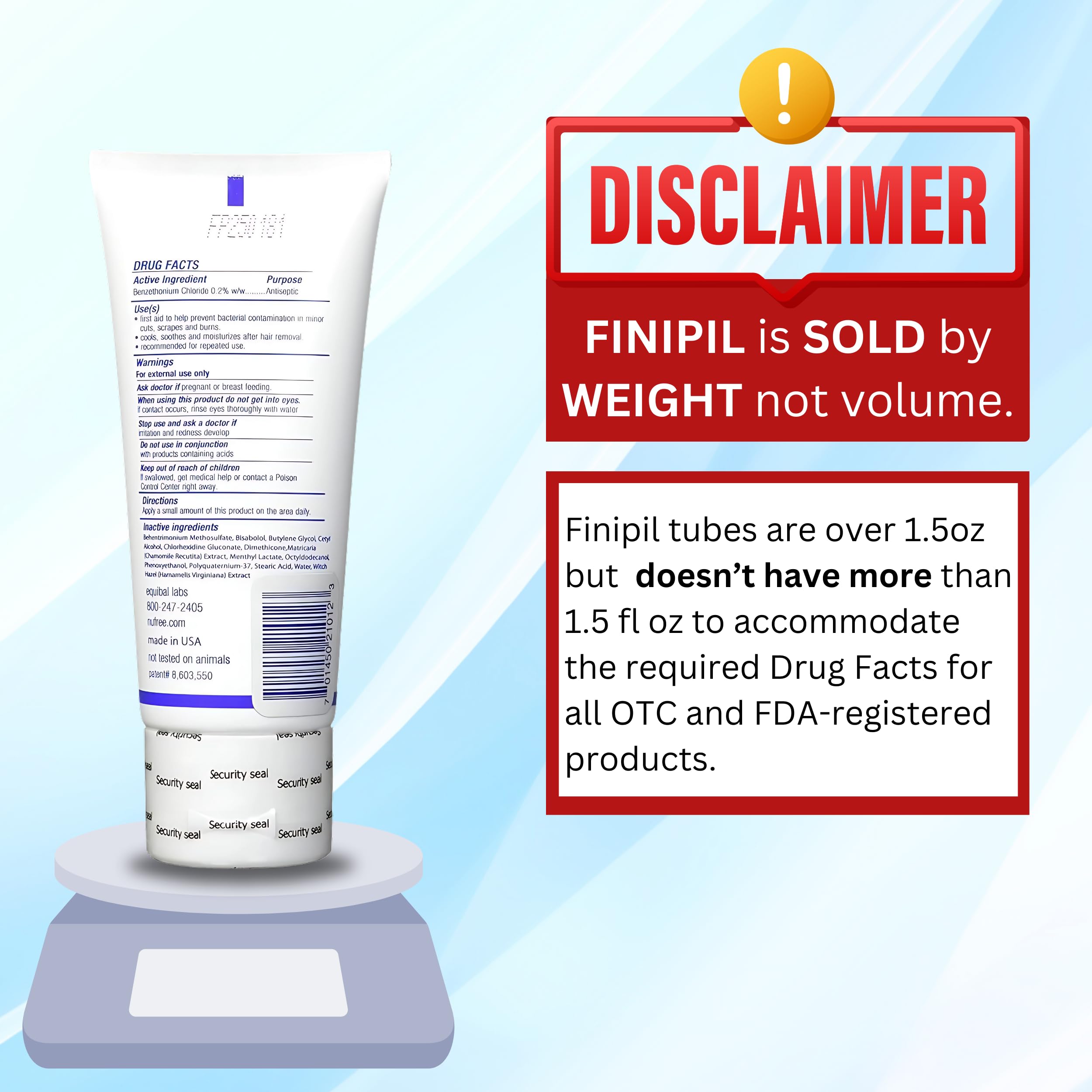 finipil applied after waxing to soothe skin and reduce redness after hair removal