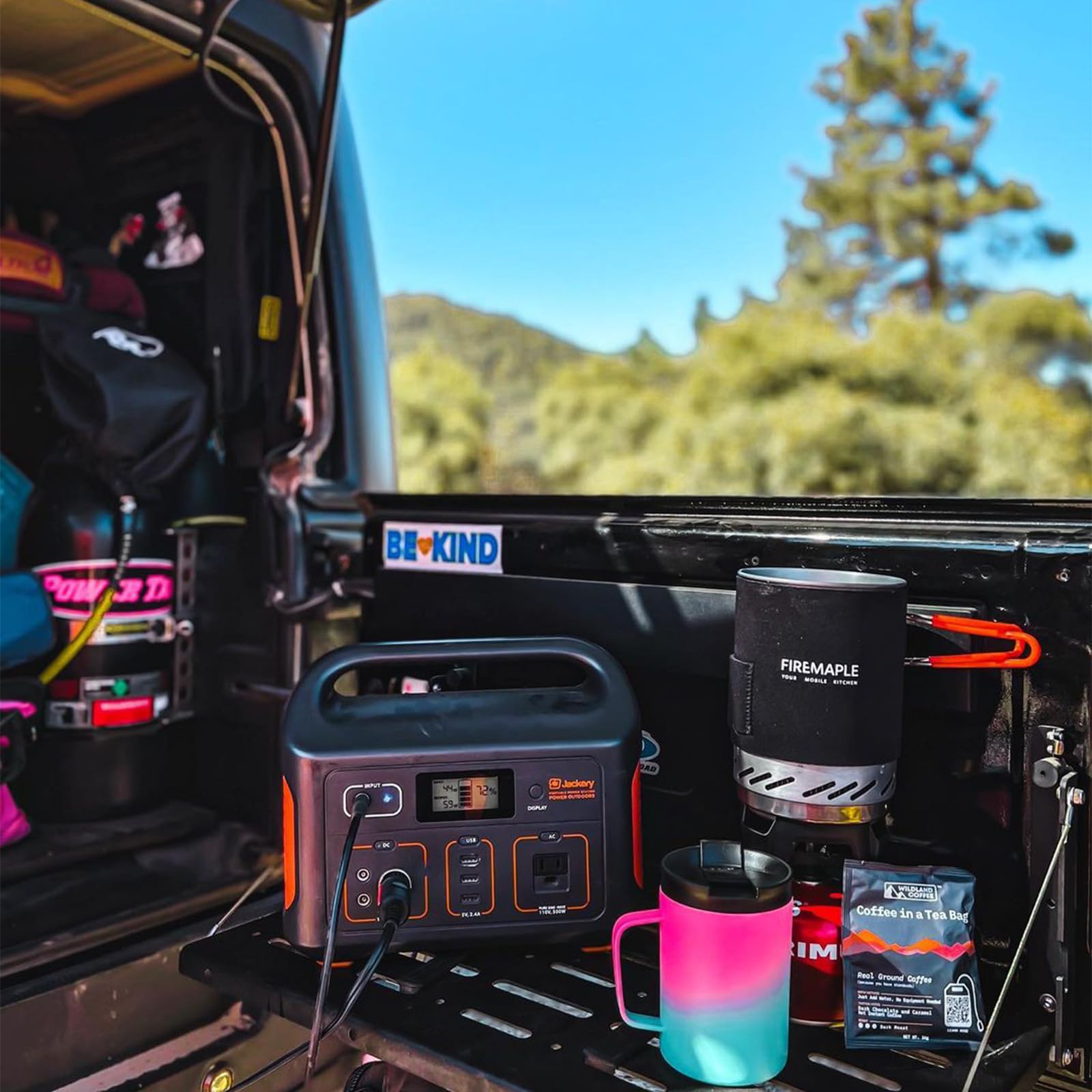 Fire-Maple lifestyle campsite cooking view showing reliable outdoor meal prep