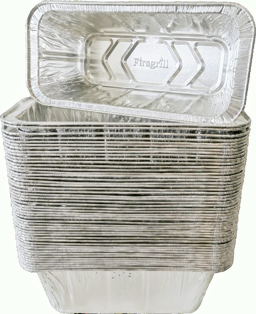 Firsgrill front packaging showing 50-pack liners and quick identification benefit