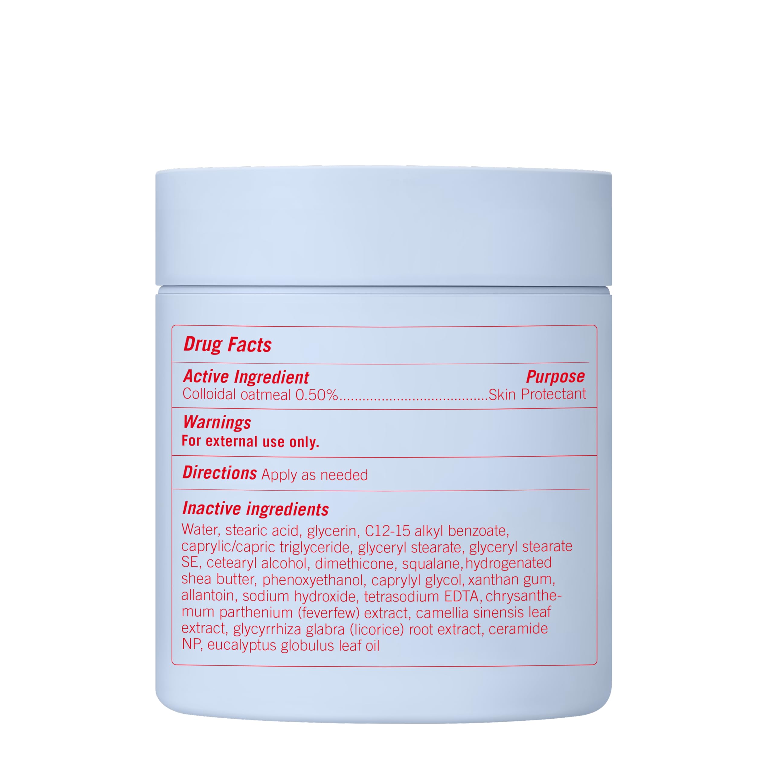 First Aid Beauty jar with clinical and association badges for trust