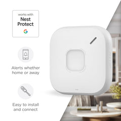 First Alert SC5 sensor close-up highlighting detection ports and reduced nuisance alarms benefit