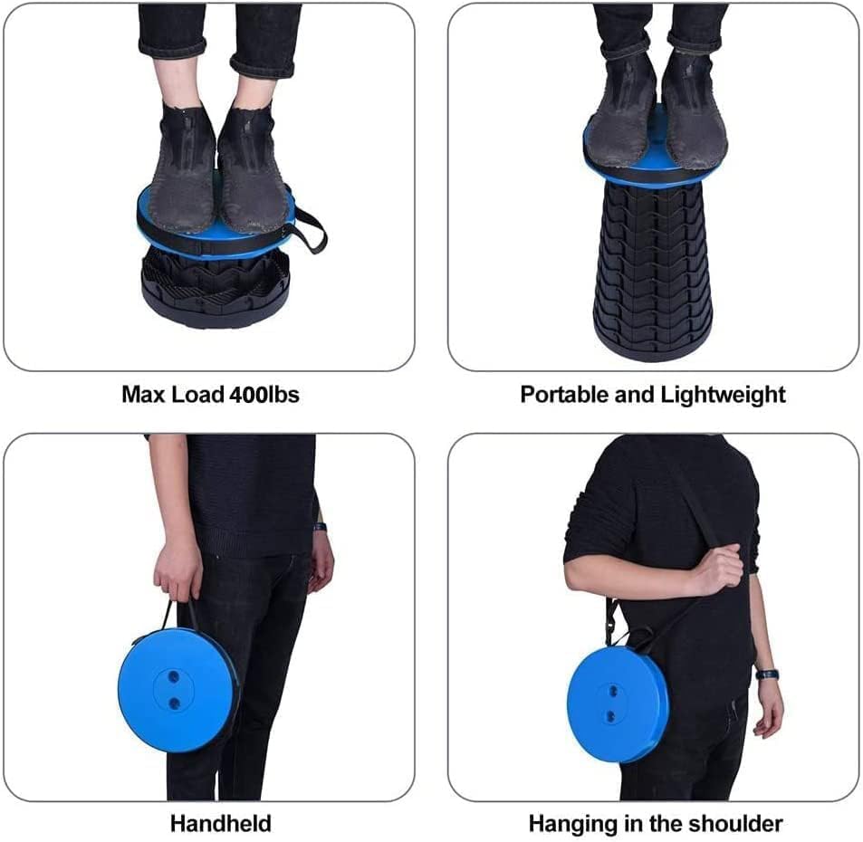 Fishboy stool in use at campsite illustrating portability and comfort benefit