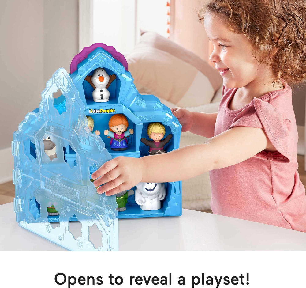 Fisher-Price handle and latch detail showing secure-travel benefit