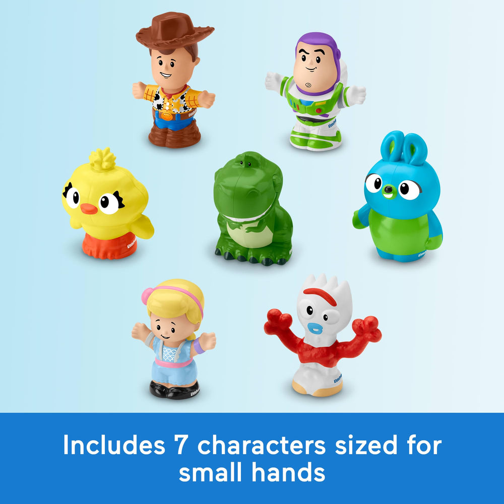 Fisher-Price Woody figure detail highlighting durable paint and toddler-safe design benefits