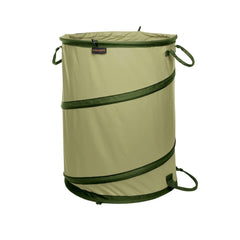 Fiskars front view showing full bag and capacity benefit