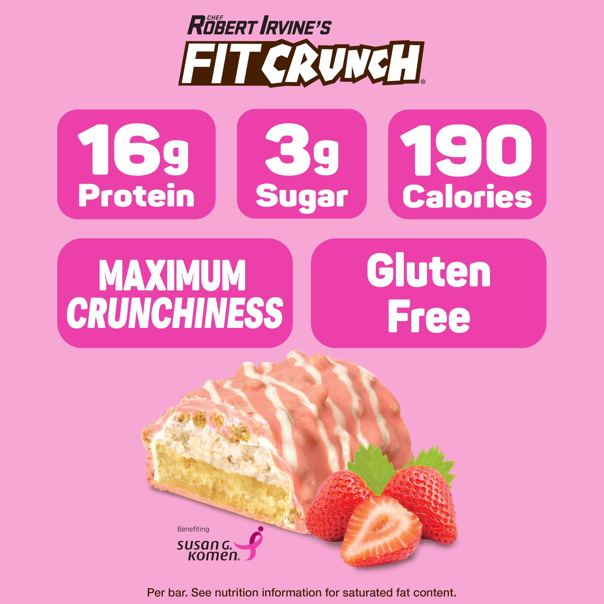 Fit Crunch bar held in hand to show real size and convenient portability