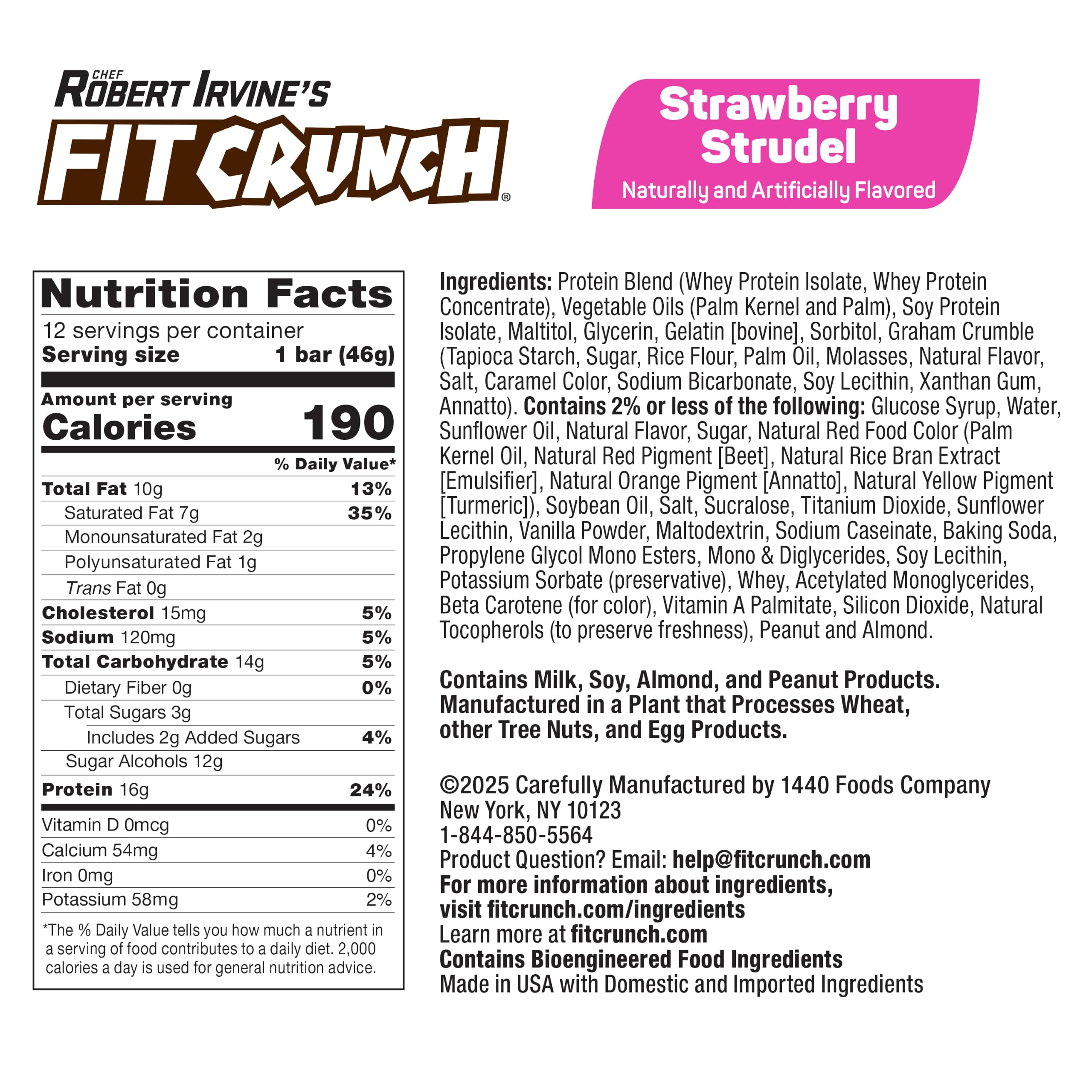 Fit Crunch bar on a kitchen counter illustrating quick, tasty snack option