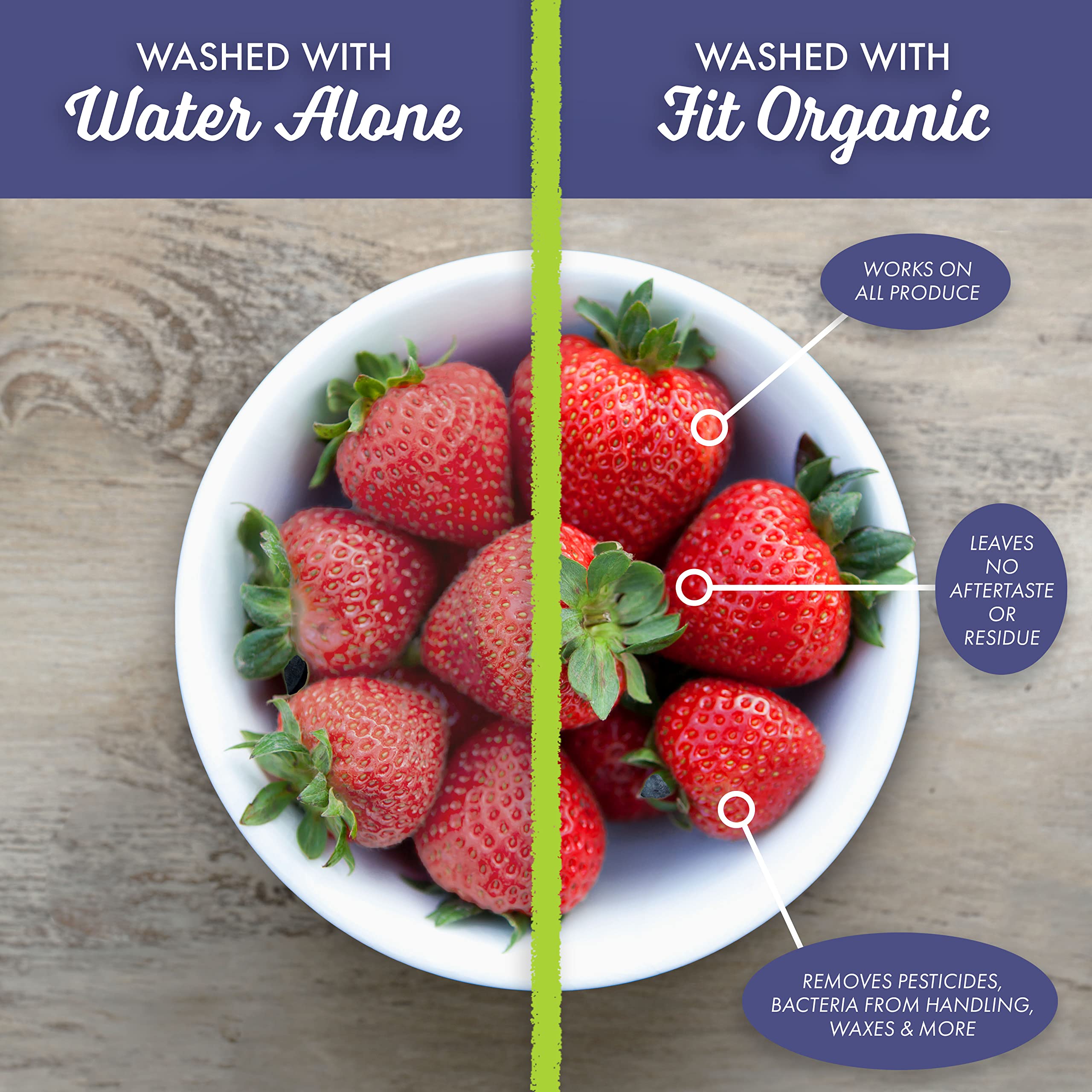Fit Organic label close-up with USDA organic and kosher certifications