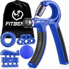 FitBeast front packaging showing the five-piece navy blue kit and benefits