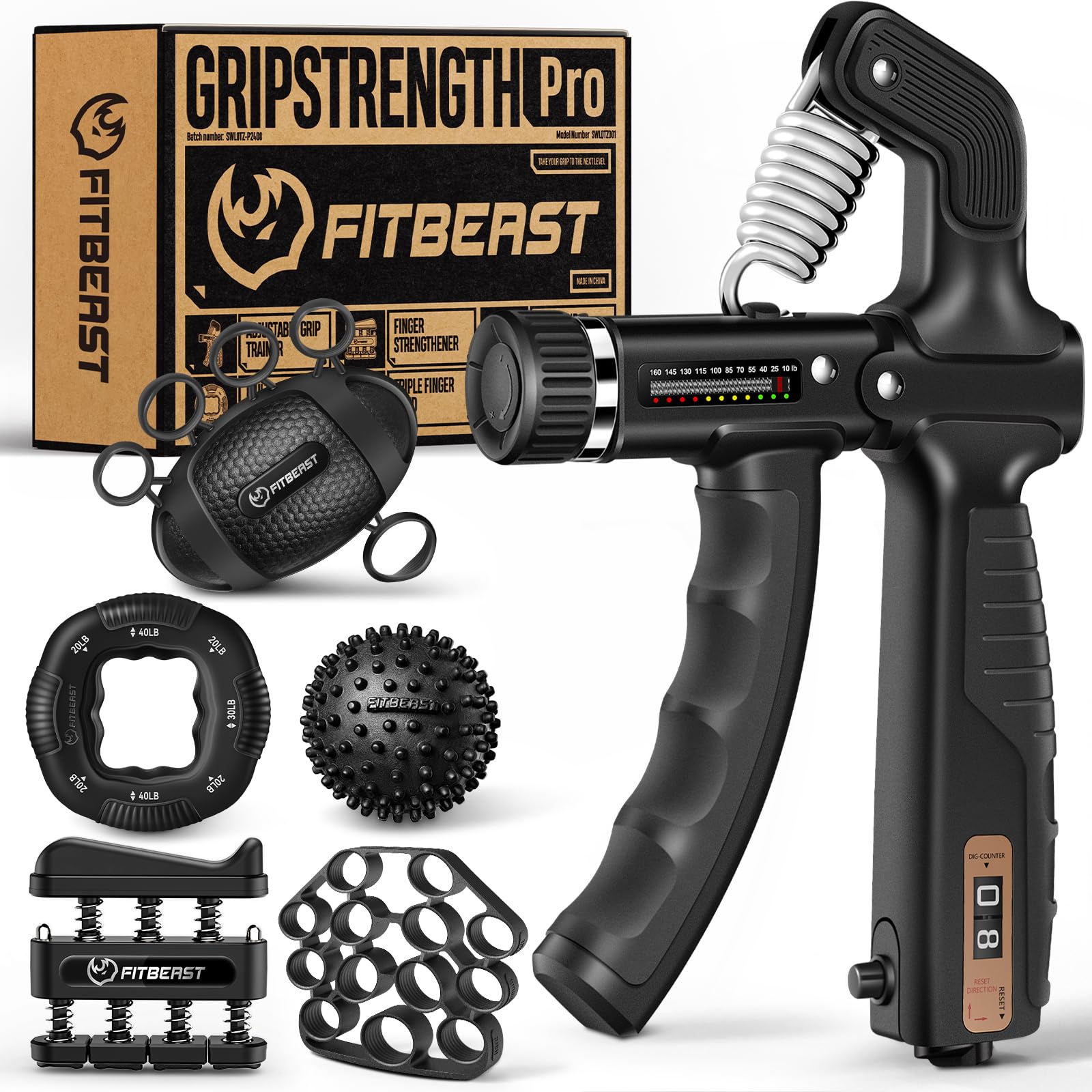 FitBeast front view of full kit showing all tools and portability benefits