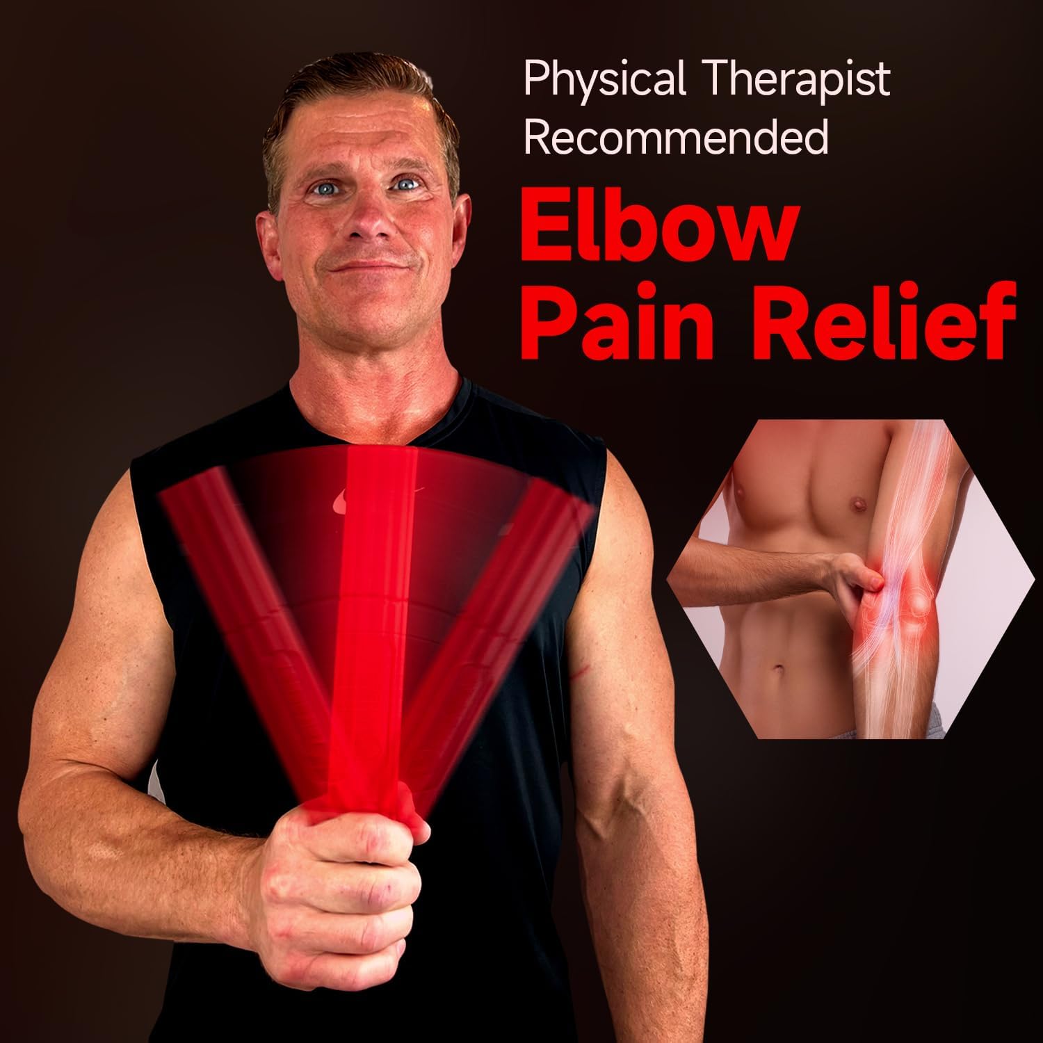 FitBeast bar in hand demonstrating twisting motion that builds forearm strength