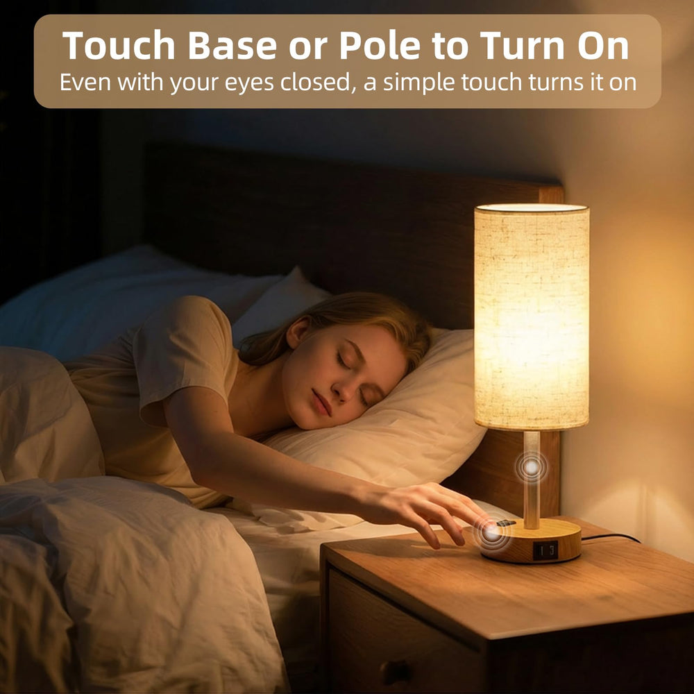 Fitfull LED bulb lit to show steady flicker-reduced reading light