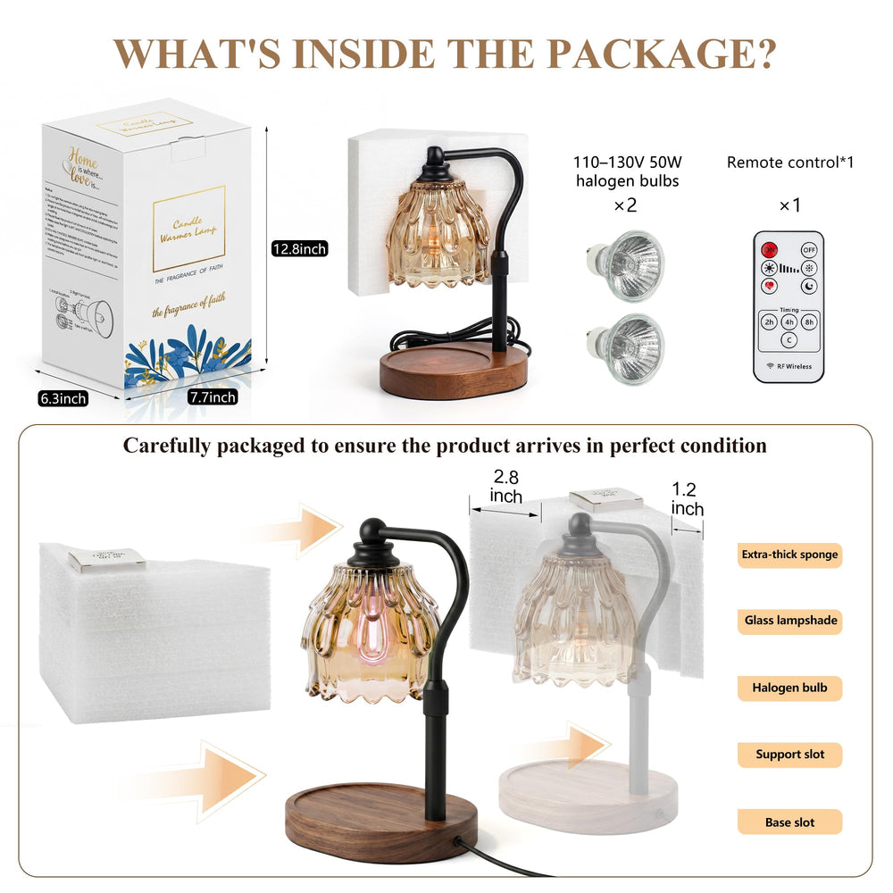 Fitrobust lamp casting warm ambient light in bedroom for cozy atmosphere