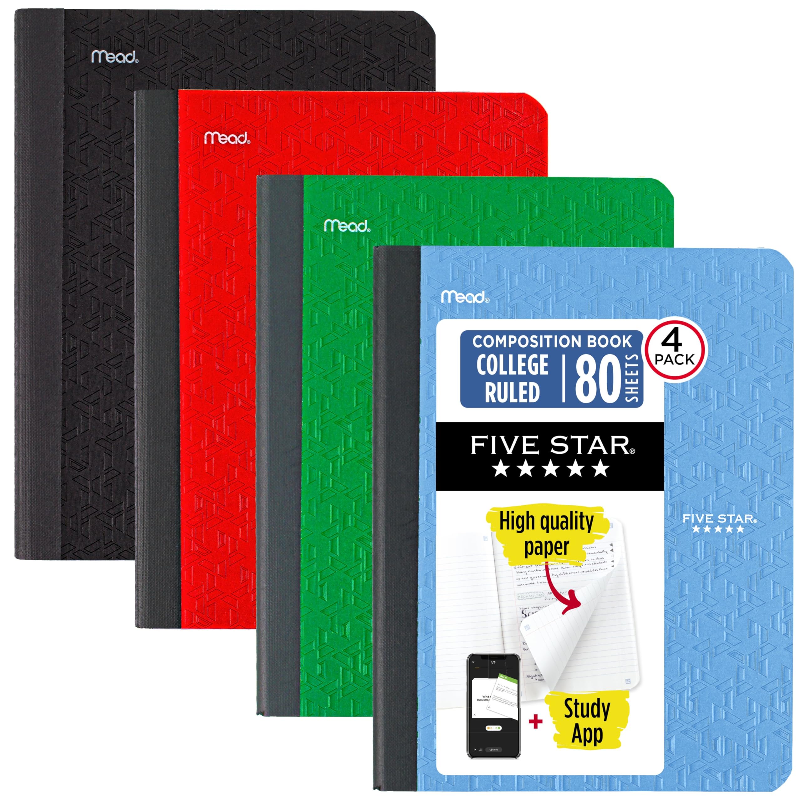 Five Star forest green cover front view showing durability and easy identification
