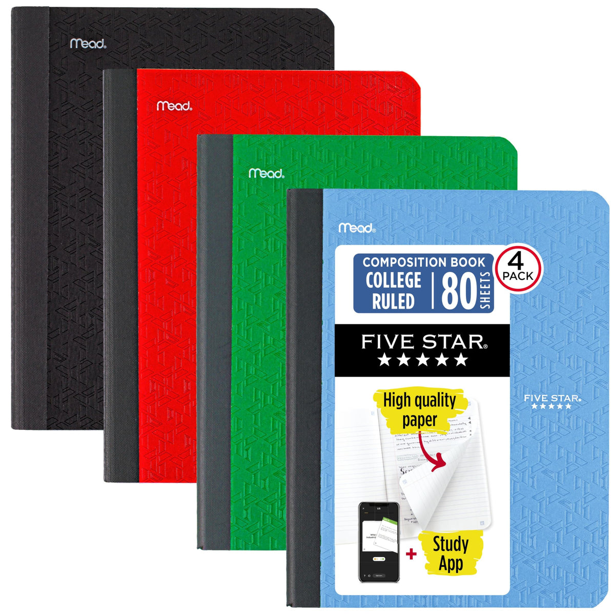 Five Star forest green cover front view showing durability and easy identification