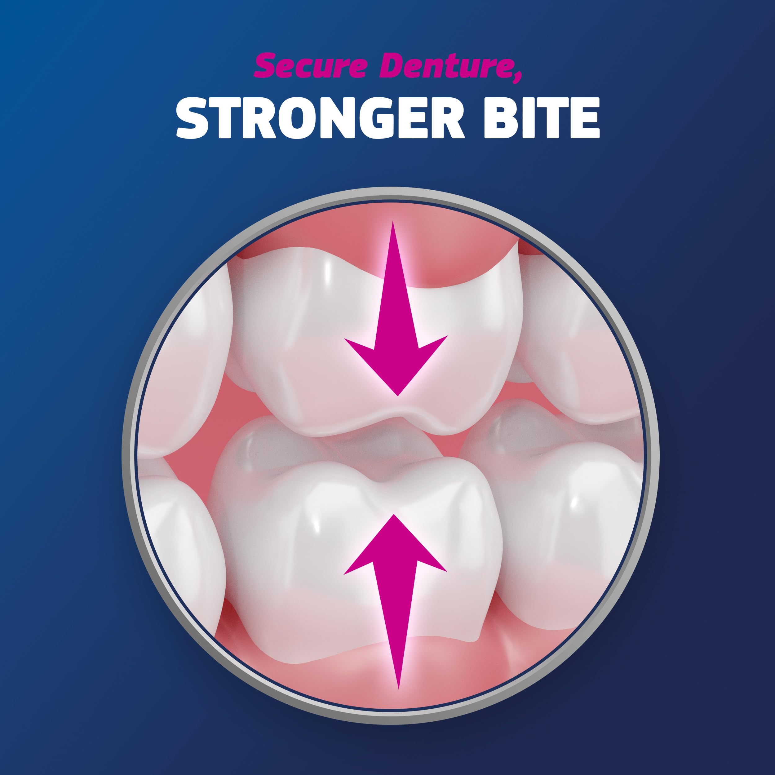 Fixodent cream texture close-up showing smooth consistency for secure hold