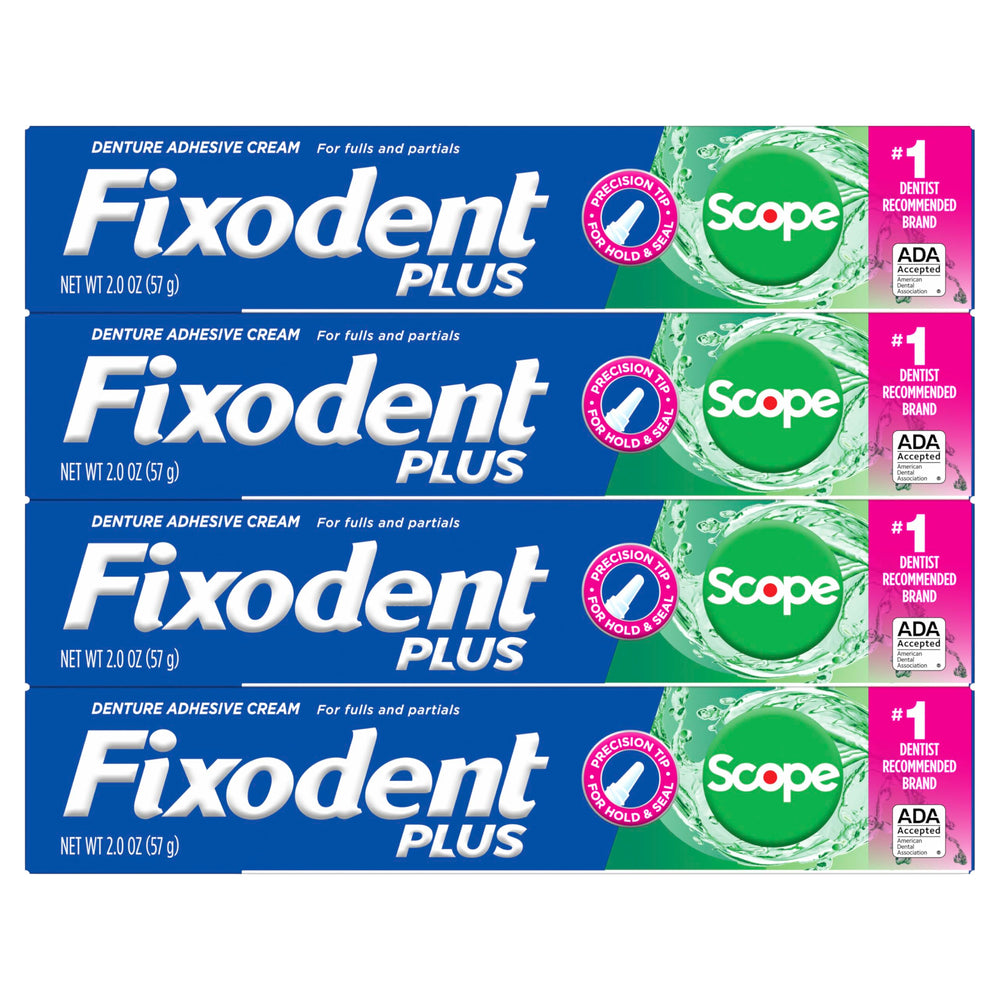 Fixodent lifestyle smiling wearer showing confidence and fresh breath