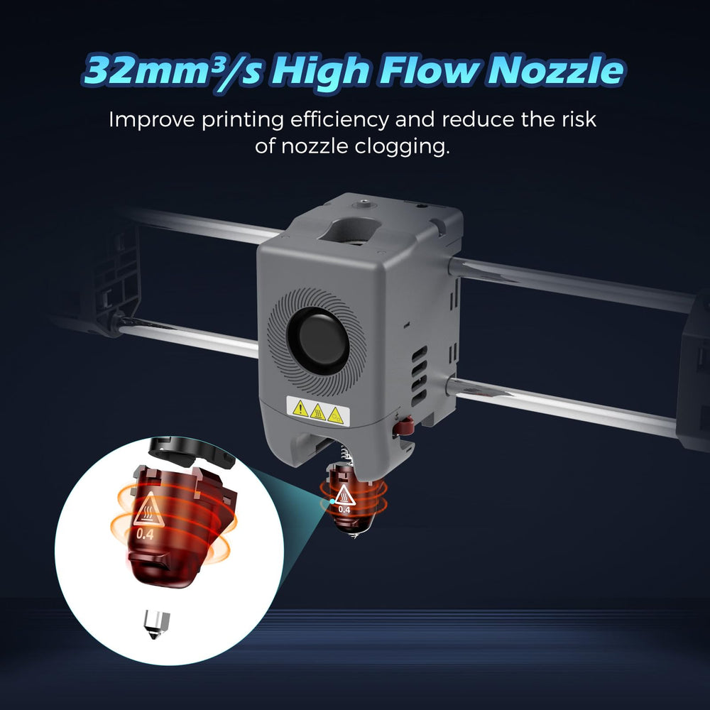 FLASHFORGE nozzle on workbench demonstrating practical workshop readiness benefit