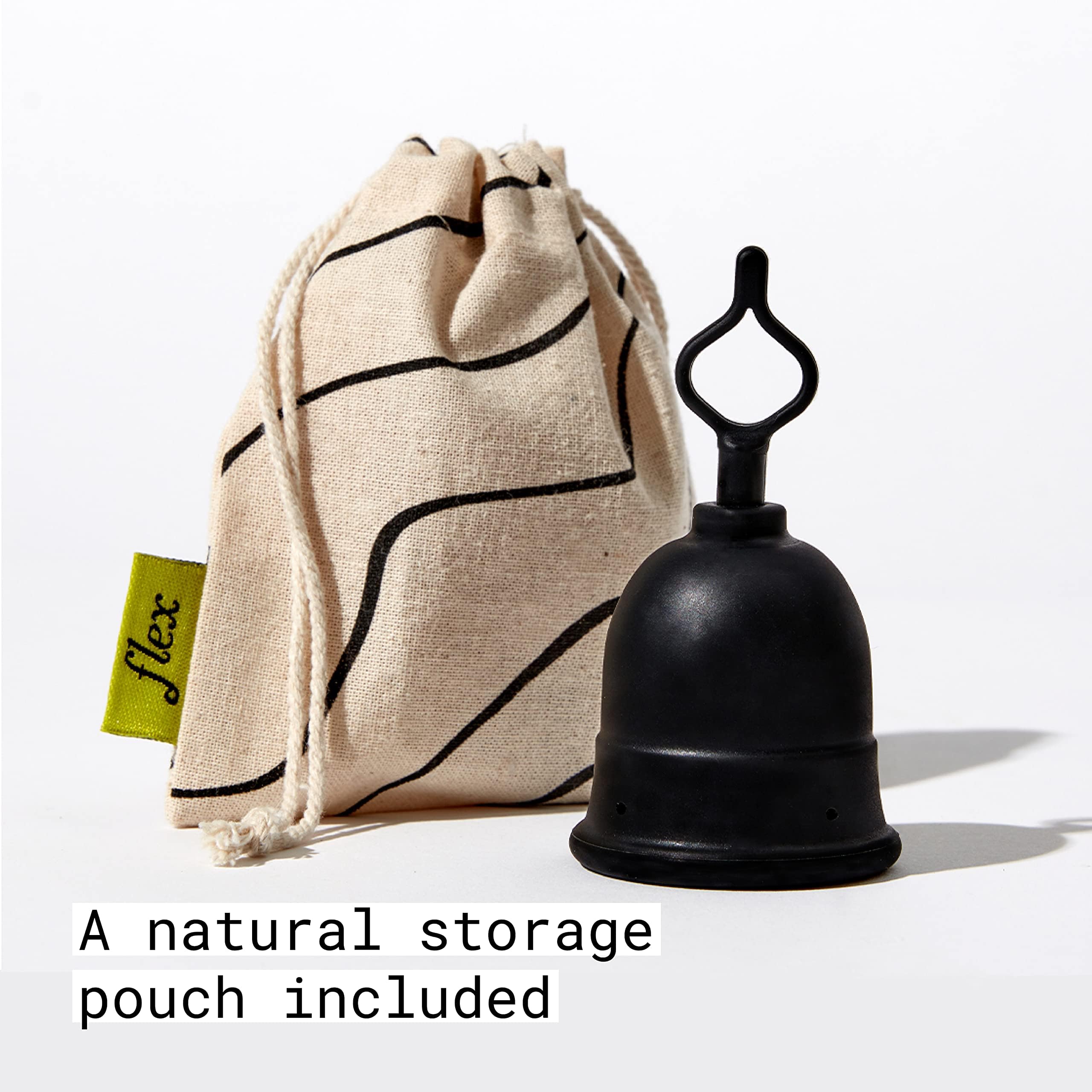 FLEX packaging displaying eco-conscious unwrapped product and instructions