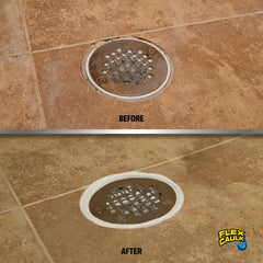 Flex Seal used sealing a tub and shower edge to prevent water intrusion and maintain cleanliness