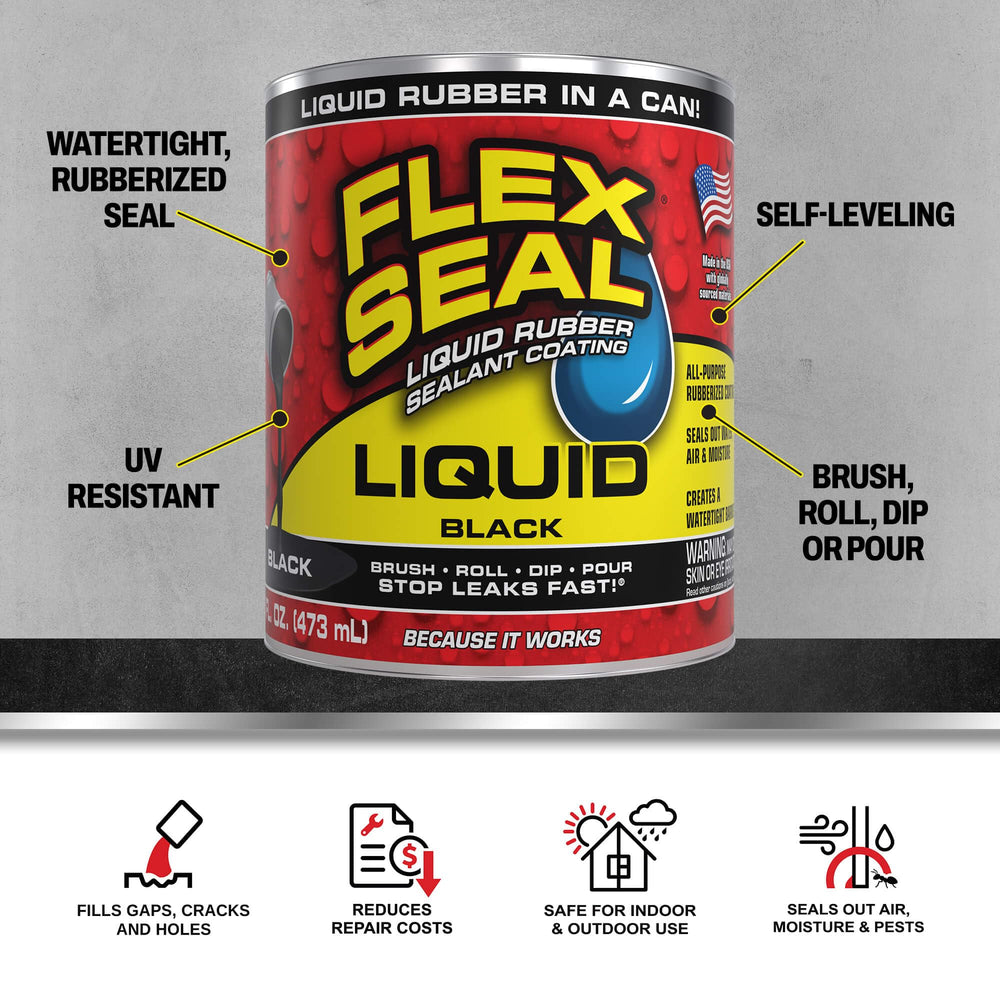Flex Seal Liquid being poured to coat a part, demonstrating easy pourable application