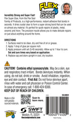 Flex Seal clear liquid drop demonstrating quick-dry formula and strong hold