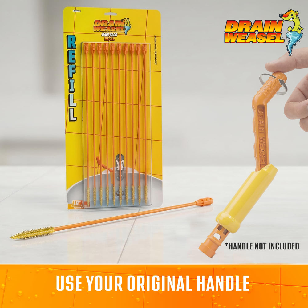 FlexiSnake wand attached to quick-connect handle ready to use