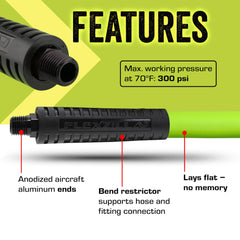 Flexzilla hybrid polymer cover texture detail showing abrasion resistance