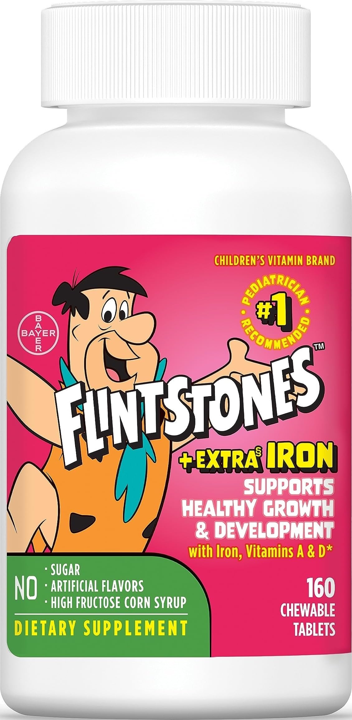 Flintstones Vitamins front packaging showing label and characters for easy identification