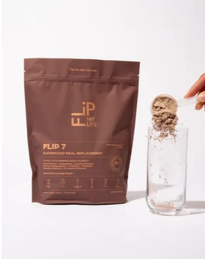 Flip My Life chocolate powder close-up highlighting fine texture and quality
