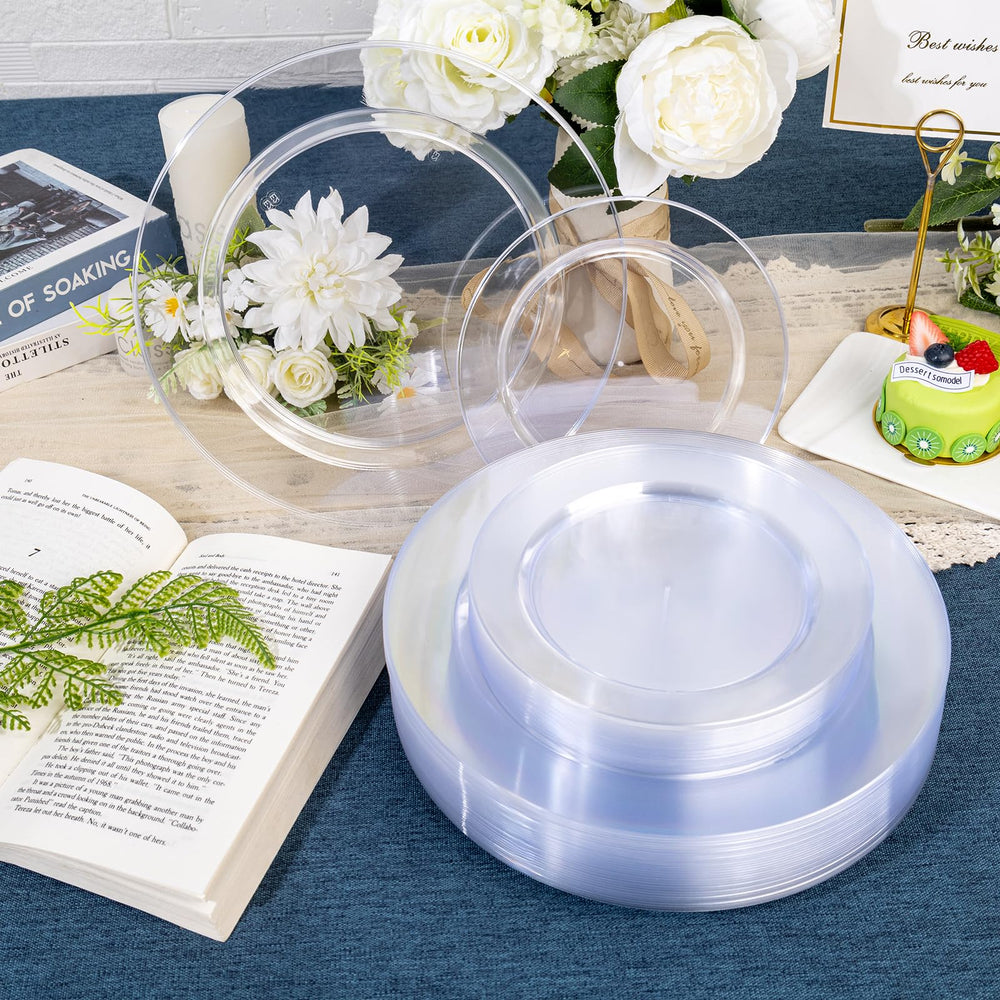 FLOWERCAT plate in hand for scale, showing size and rigidity for guests