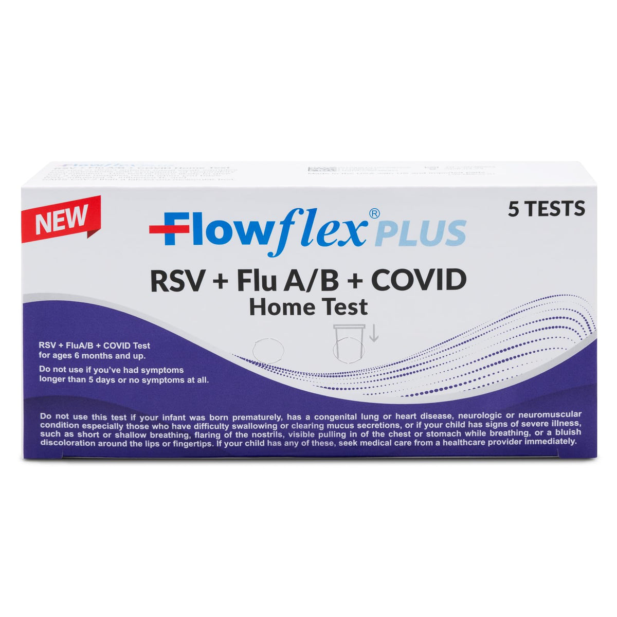 FLOWFLEX front packaging showing kit and benefits