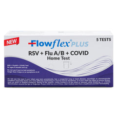 FLOWFLEX front packaging showing kit and benefits