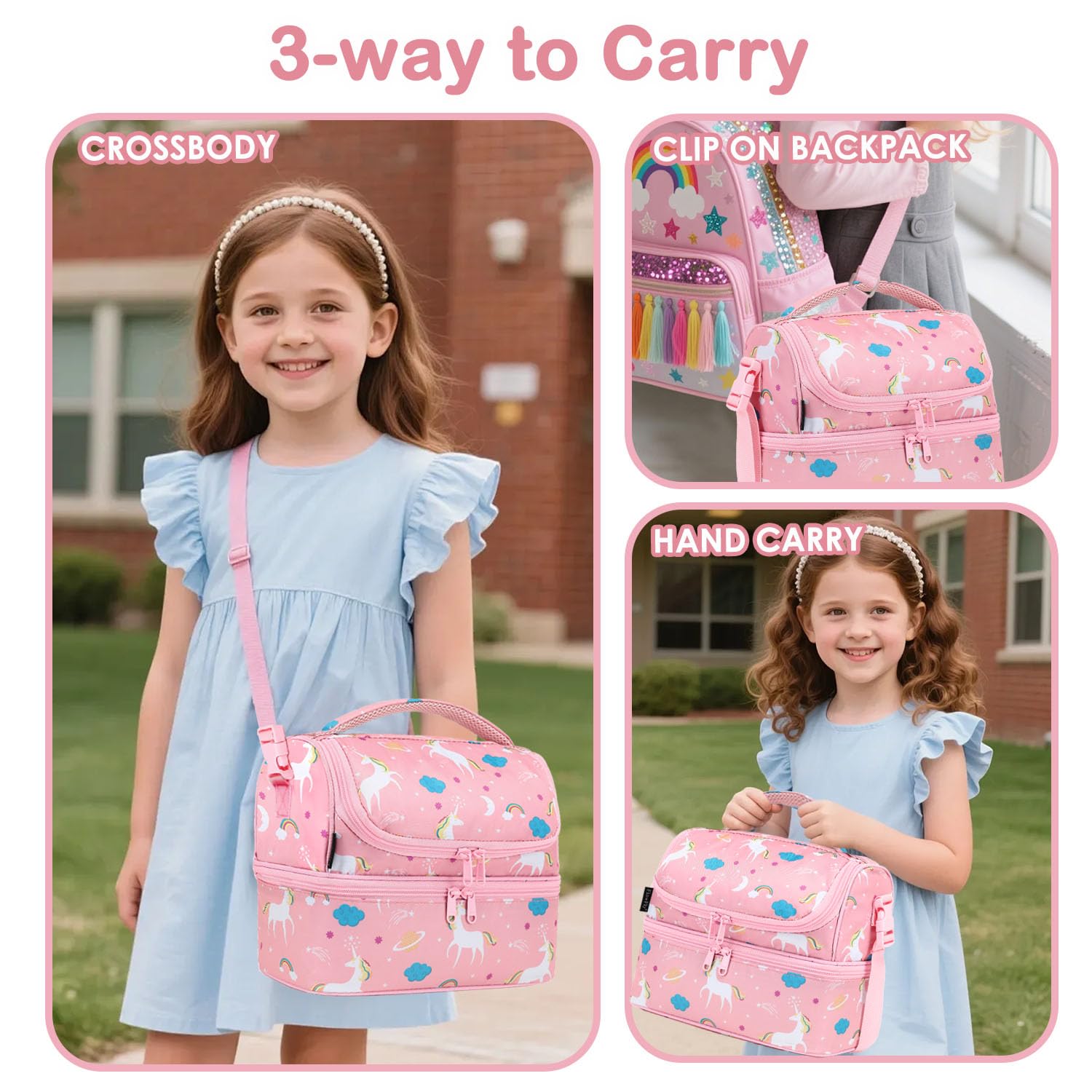 FlowFly packed lunch with containers showing ample storage capacity