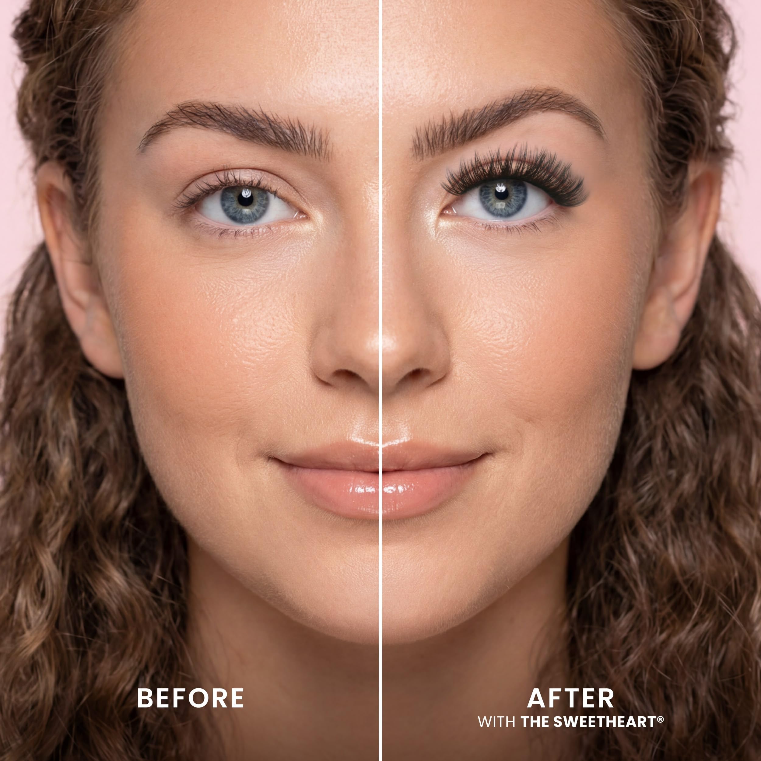 FlutterHabit close-up of clustered underlash texture for natural curl
