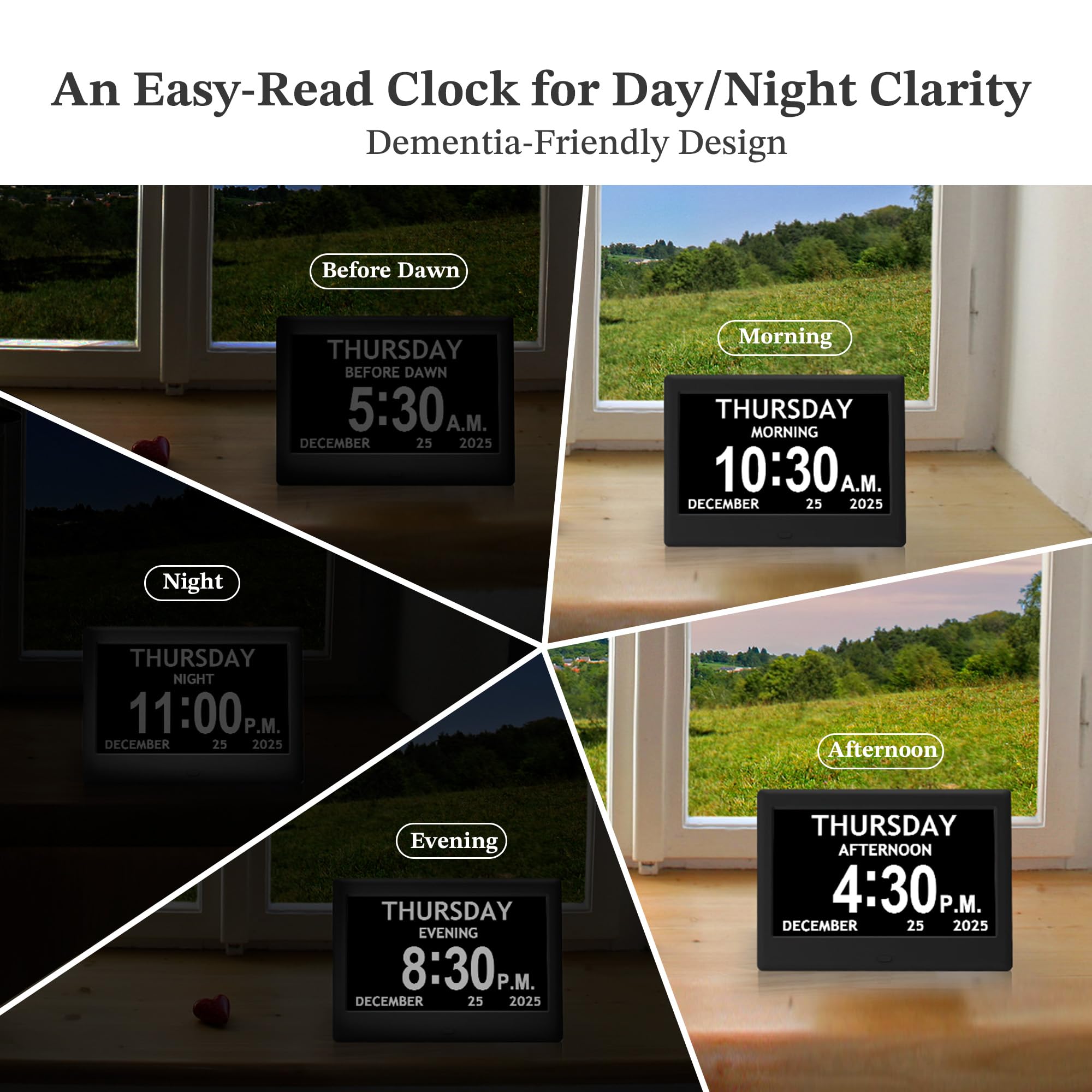 FLYRUIT on a bedside table aiding nighttime orientation and comfort