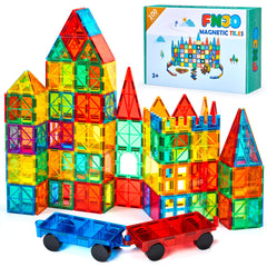 FNJO front packaging showing 100-piece set and idea booklet promoting quick setup