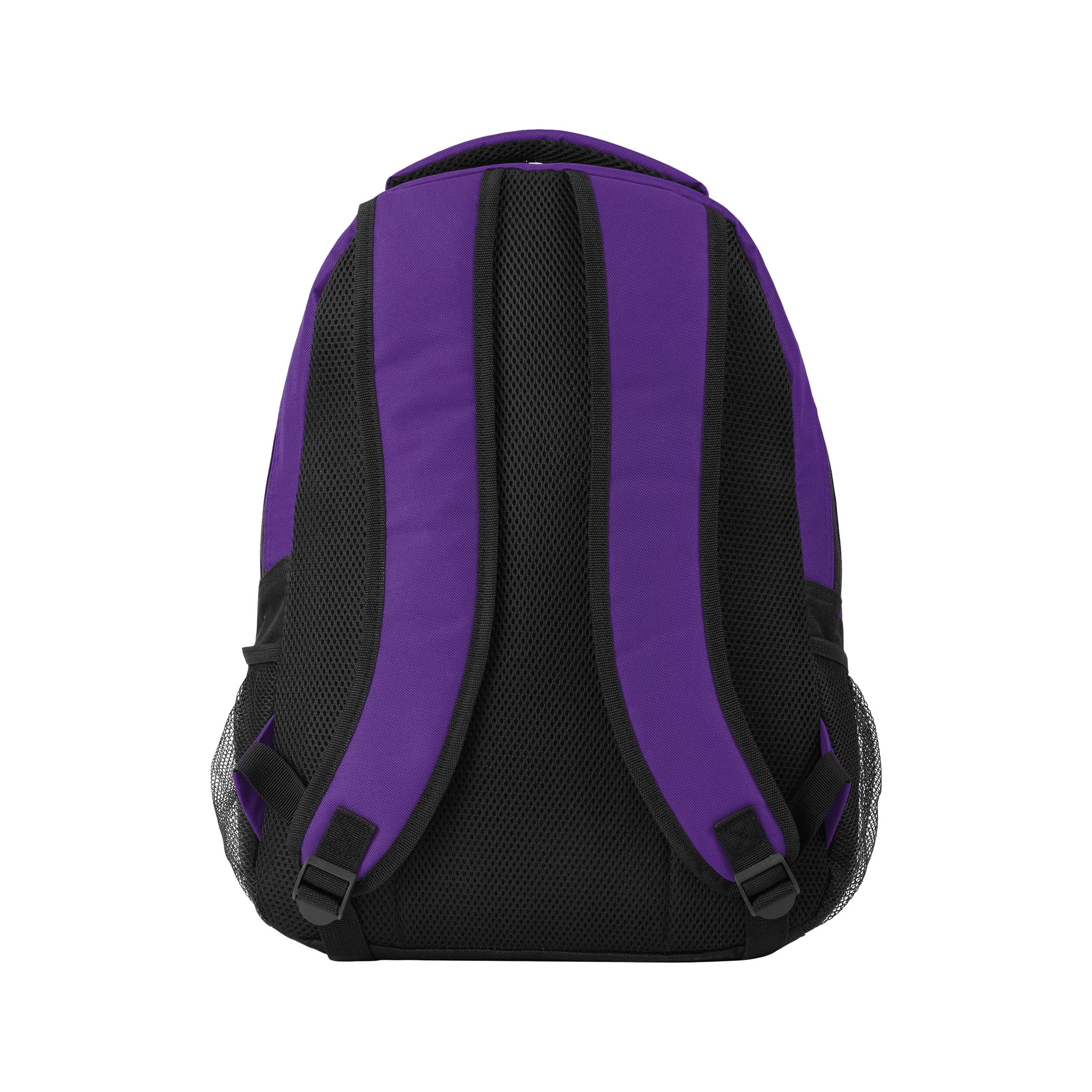 FOCO backpack next to water bottle for scale, compact capacity for essentials