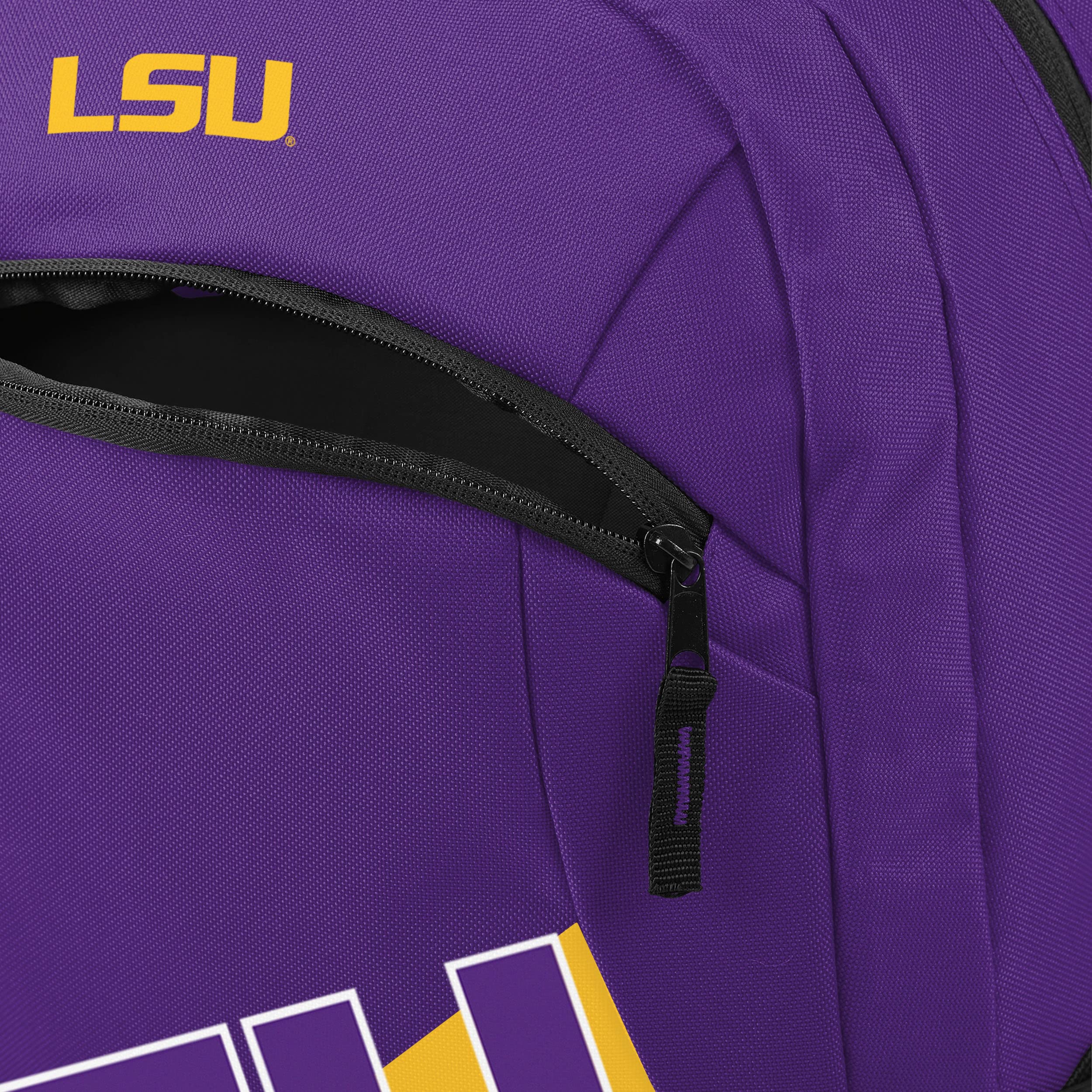 FOCO two full-zip pockets open revealing organized storage, easy access benefit